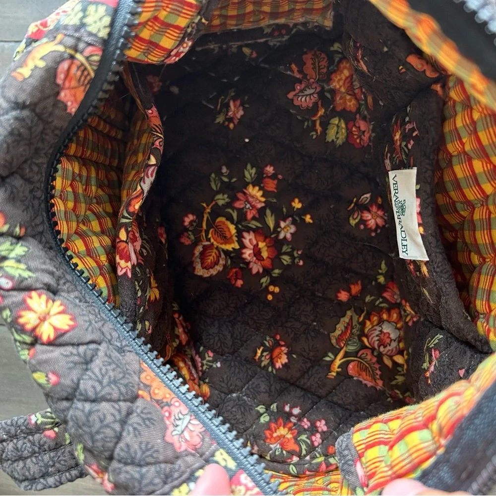 Vera Bradley Retired Brown Shoulder Bag - Picture 7 of 7